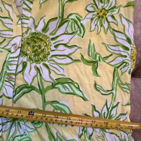 Lilly Pulitzer Yellow and Green Floral Midi Dress - Picture 12 of 14